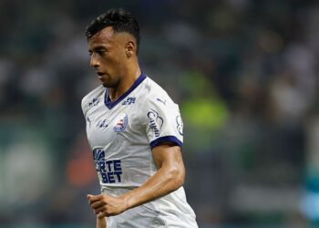 Lucho Rodriguez em ação pelo Bahia