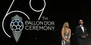 Palco da Bola de Ouro de 2025