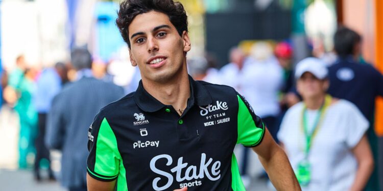 Bortoleto durante GP da Itália