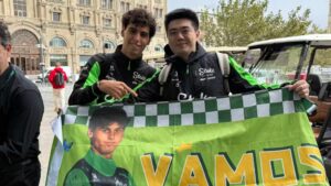 Bortoleto e Brady no GP do Azerbaijão.