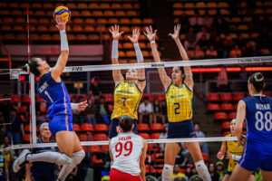 Brasil x França no Mundial de Vôlei.