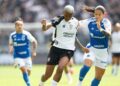 Jogadoras de Corinthians e Cruzeiro na final do Brasileirão Feminino