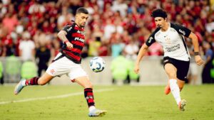 Partida do primeiro turno entre Corinthians x Flamengo