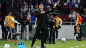 Hernán Crespo durante jogo contra a LDU