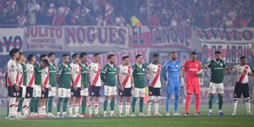 Disney+: jogadores de Palmeiras e River Plate antes do jogo de ida