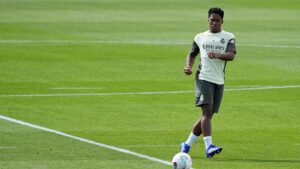 Endirkc durante treino do Real Madrid