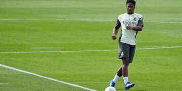 Endirkc durante treino do Real Madrid