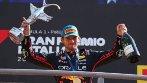 F1: Verstappen vence GP de Monza.