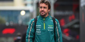 Fernando Alonso no GP do Azerbaijão
