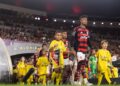 Flamengo x Estudiantes: Bruno Henrique antes de jogo contra o Internacional