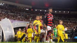 Flamengo x Estudiantes: Bruno Henrique antes de jogo contra o Internacional