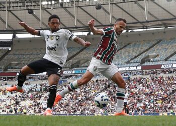 Fluminense x Botafogo no Brasileirão.