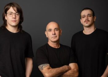 Foto de Heber Garrido e seus filhos