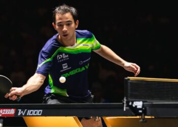 Hugo Calderano vence no Smash da China