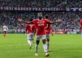 Enner Valencia comemorando gol pelo Internacional