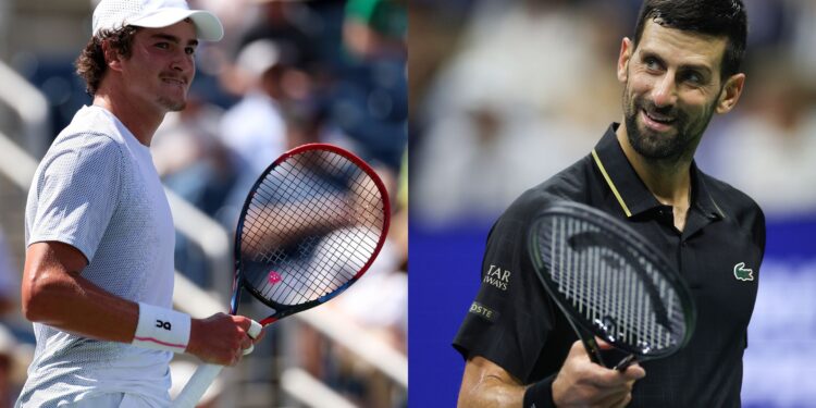 João Fonseca comentou presença de Djokovic na Copa Davis.