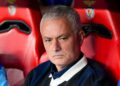 José Mourinho em jogo contra o Benfica