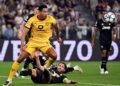 Lance do jogo entre Juventus e Borussia Dortmund