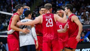 Mundial de Vôlei: EUA batem Eslovênia e vão às quartas.