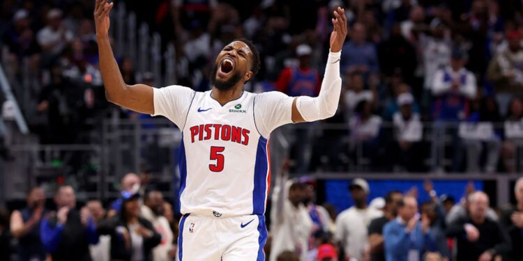 Malik Beasley em jogo da NBA