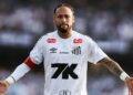 Neymar durante jogo do Santos