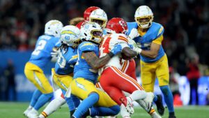 Partida entre Los Angeles Chargers e Kansas City Chiefs em São Paulo