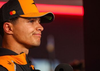 Lando Norris durante GP da Holanda