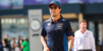 Sergio Pérez quando ainda defendia a Red Bull