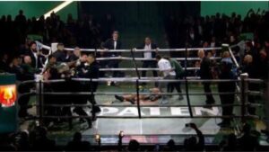 Popó x Wanderlei termina em caos e ambulância.