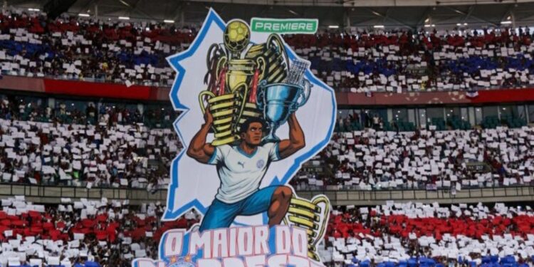 Premiere: Mosaico da torcida do Bahia