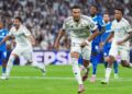 Mbappé comemorando gol do Real Madrid