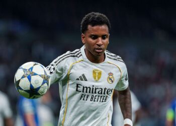 Rodrygo voltou a ser titular do Real Madrid na Champions