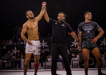 Ruan Alvarenga bateu Meyram Maquiné na final do torneio – Foto: Mariana Calfat