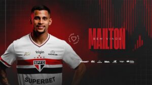 Mailton é anunciado como jogador do São Paulo