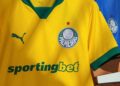 Camisa do Palmeiras estampando a Sportingbet