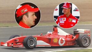 A polêmica prova em que Barrichello deixou o primeiro lugar para Schumacher