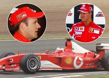 A polêmica prova em que Barrichello deixou o primeiro lugar para Schumacher