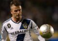 Jogador de futebol David Beckham em ação - Créditos: depositphotos.com / photoworksmedia