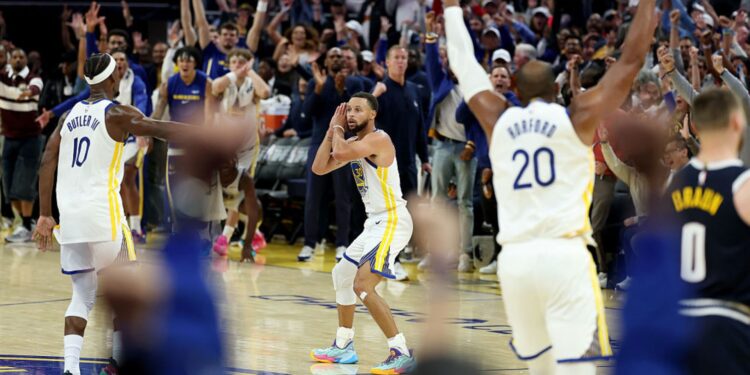 Warriors vencem os Nuggets na prorrogação, com Curry decisivo