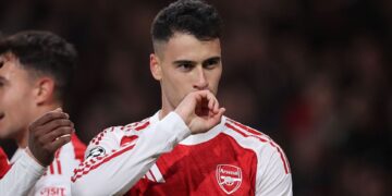 O Arsenal goleou o Atlético de Madrid pela Champions League