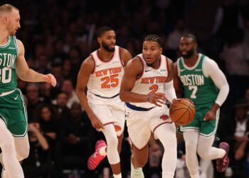 Lance do jogo New York Knicks x Boston Celtics