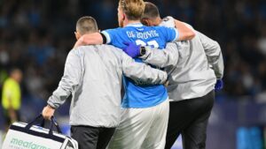 Kevin De Bruyne sofre lesão na coxa e vai desfalcar o Napoli