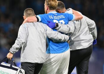 Kevin De Bruyne sofre lesão na coxa e vai desfalcar o Napoli