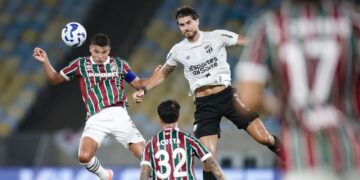 Lance da partida entre Fluminense e Ceará -