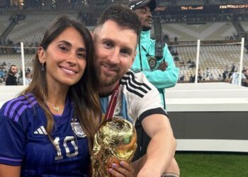 Messi e Antonella - Créditos: Instagram @antonelaroccuzzo