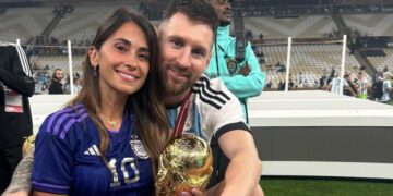 Messi e Antonella - Créditos: Instagram @antonelaroccuzzo