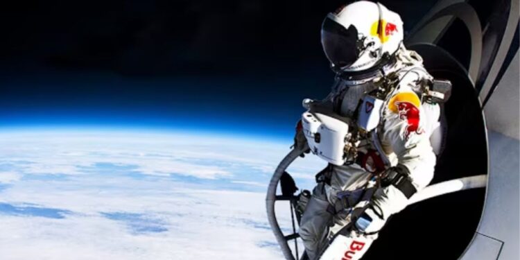 A façanha de Felix Baumgartner ao saltar da estratosfera