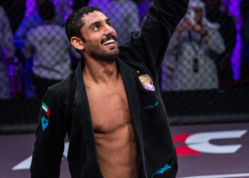 Khaled Al Shehhi foi um dos destaques da última edição do ADXC em Al Ain, em dezembro de 2024, após vencer Thalison Soares - Foto: Divulgação/ADXC