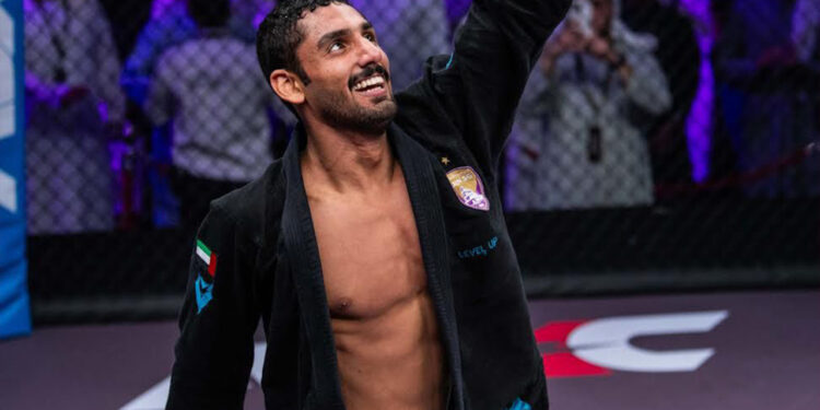 Khaled Al Shehhi foi um dos destaques da última edição do ADXC em Al Ain, em dezembro de 2024, após vencer Thalison Soares - Foto: Divulgação/ADXC
