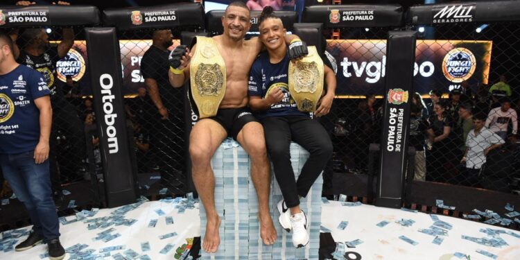 Marcelo Medeiros e Leidiane Fernandes são os primeiros campeões do Fight do Milhão - Foto: Carlos Ventura